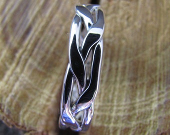 Mens Argentium Sterling Silver Ring