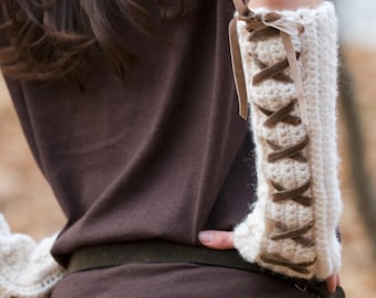Cozy Arm Warmers Crochet Pattern PDF – Easy Fingerless Gloves