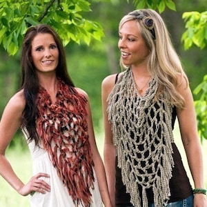 fish net shawl