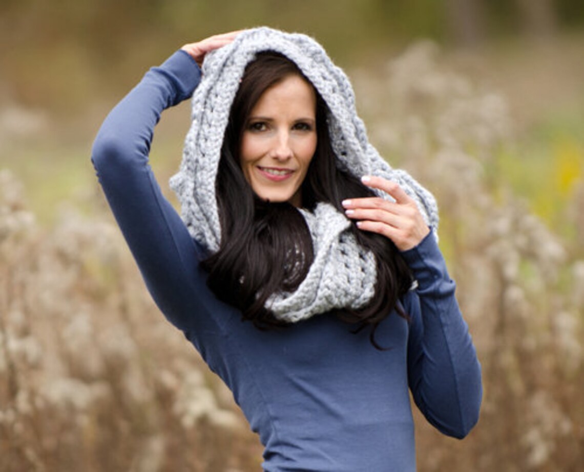Infinity Scarf Crochet Pattern PDF (instant Digital Download Simple ...