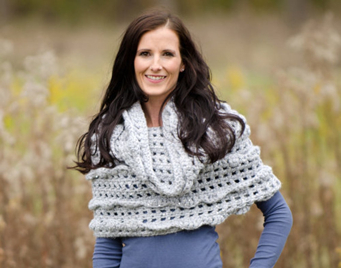 Infinity Scarf Crochet Pattern PDF (instant Digital Download Simple ...