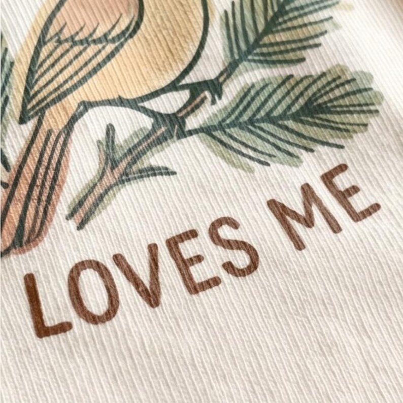 Someone In North Carolina Loves Me Baby Onesie - Cute NC Cardinal Bird Bodysuit image 3