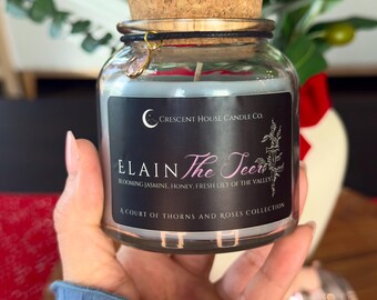 Vela ACOTAR Elain con dije