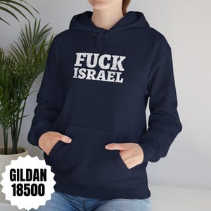 Ficker Israel Hoodie, Anti-Israel-Protest-Statement-Sweatshirt, Politische Aktivistin-Kleidung, mutiges Oberteil für soziale Gerechtigkeit, Protestgeschenk