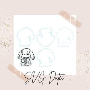 File SVG file laser inclusa licenza commerciale motivo laser lampada coniglio luce LED oggetto luminoso