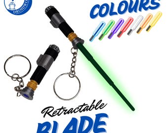 Lightsaber Keychain (Retractable)