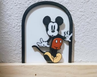 Very Rare Welby by Elgin Mickey Mouse Electric Wall Clock-1970s