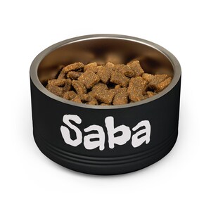 Customizable Stainless Steel Pet Bowl, 18oz, Double-Wall Insulated, SCUBA Flag Dog Dish image 8