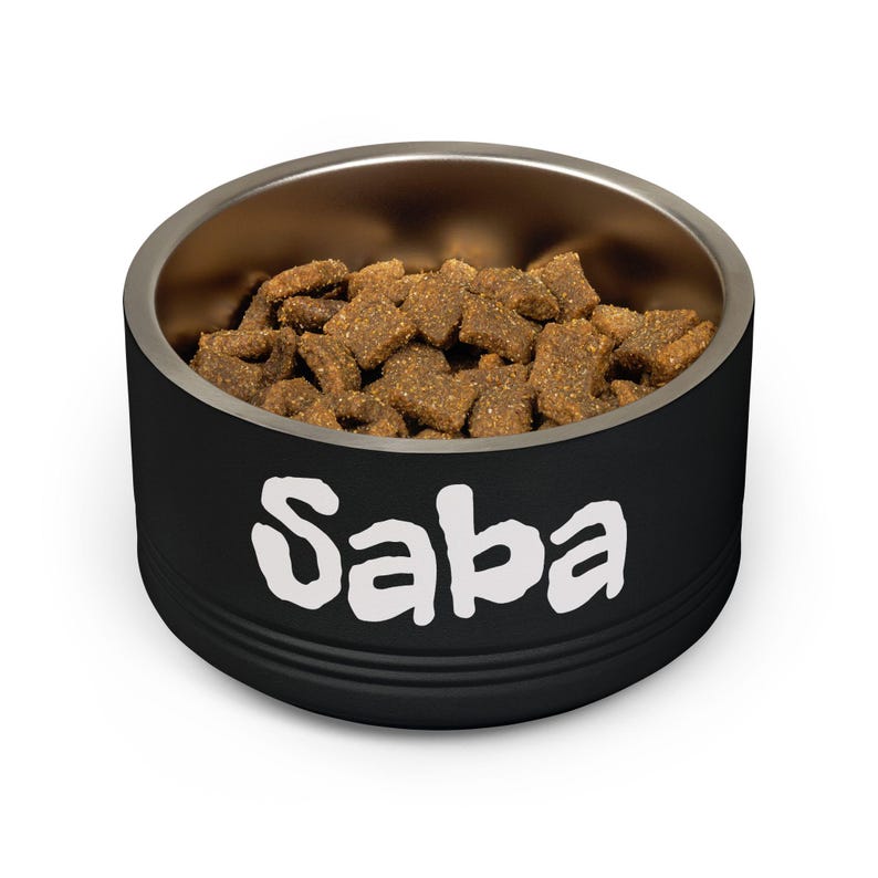 Customizable Stainless Steel Pet Bowl, 18oz, Double-Wall Insulated, SCUBA Flag Dog Dish image 8
