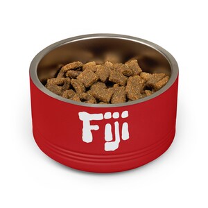 Customizable Stainless Steel Pet Bowl, 18oz, Double-Wall Insulated, SCUBA Flag Dog Dish image 6