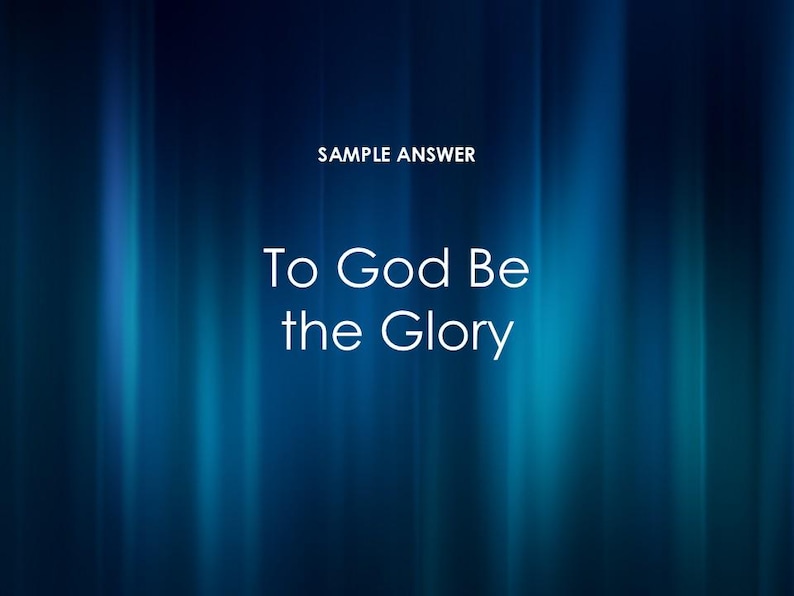 Name That Hymn Digital Group Game - Etsy