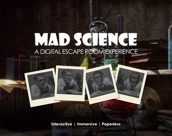 Mad Science Digital Escape Room | Interactive On-Screen Puzzle Adventure