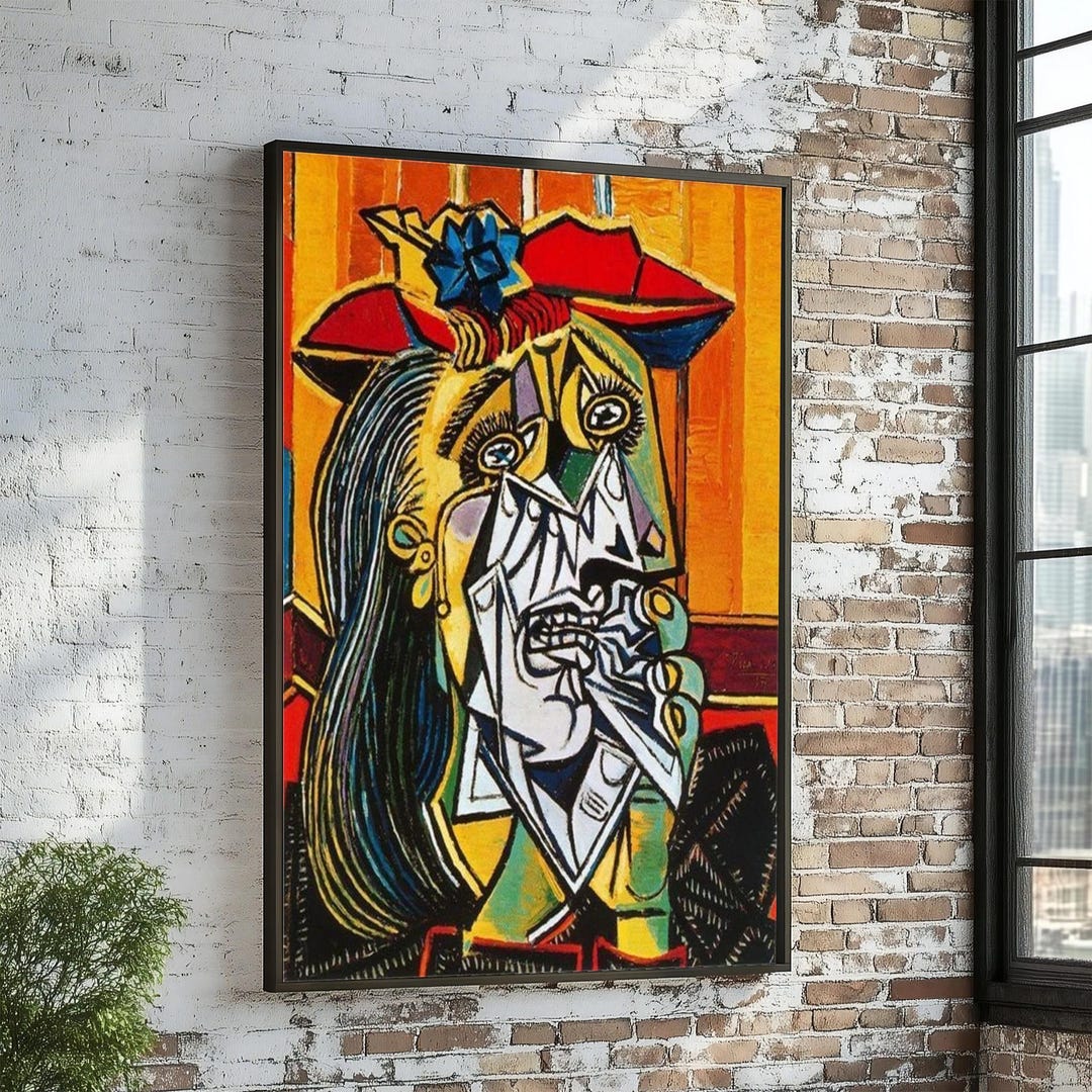 Pablo Picasso,abstract Portrait Canvas, Abstract Art Wall Canvas ...