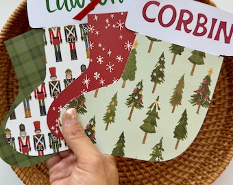 Personalized Christmas Stocking Gift Card Holder: Gift for Teens, Teachers