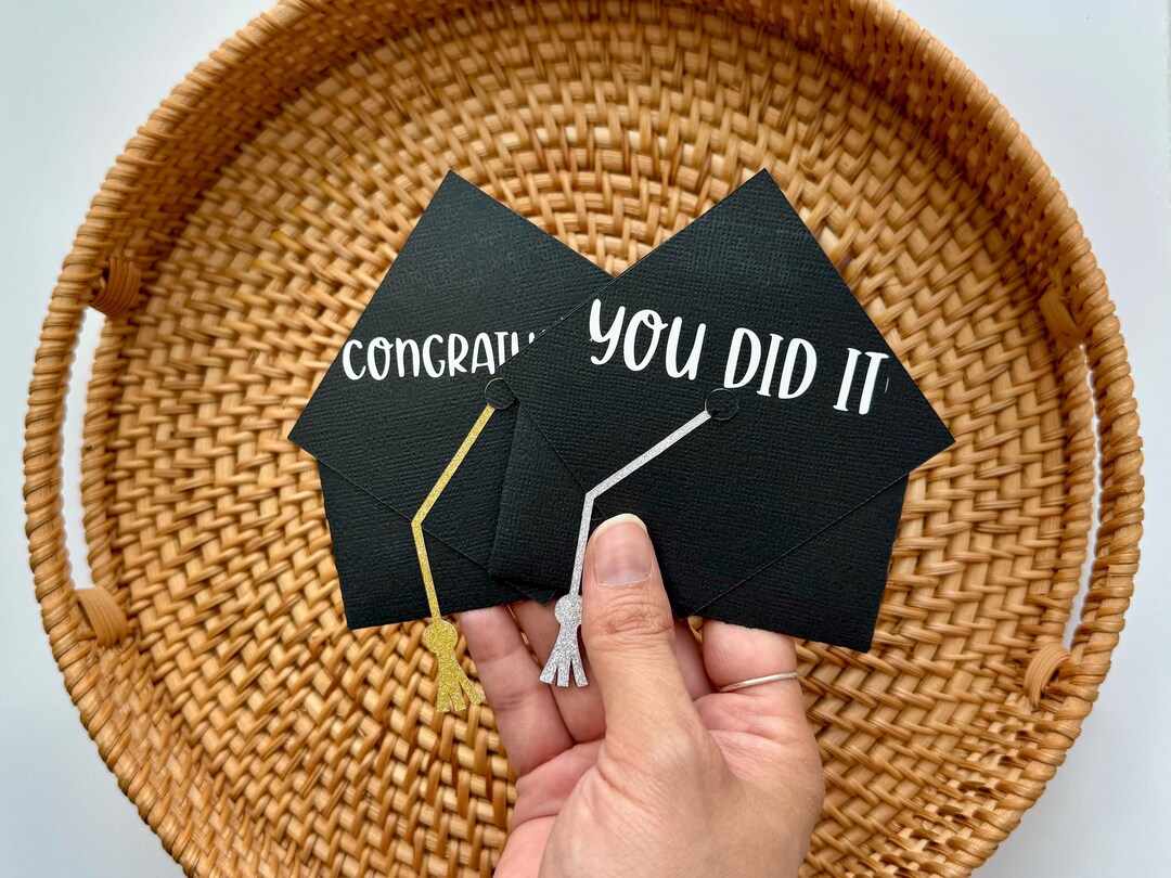 Graduation Cap Card: Gift Card Holder, Class of 2025 - Etsy