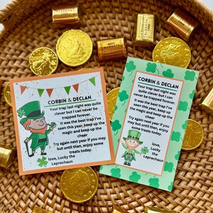 Carta do Leprechaun, Pegue um Leprechaun, Dia de São Patrício, Editável, Download Digital, Nota Personalizada para Crianças, Carta do Leprechaun