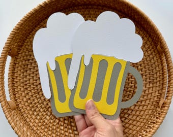 Custom Beer Mug Gift Card Holder: Happy Birthday, Father's Day