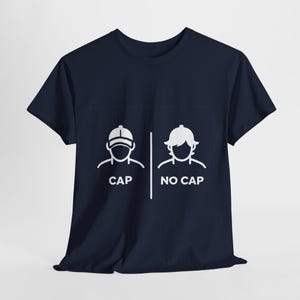 Gen Z Gen Alpha T-Shirt - Funny Slang - Cap | No Cap - Unisex Heavy Cotton