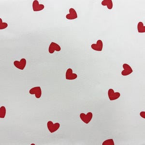 Tessuto con motivi a cuore in varie direzioni – Stampa personalizzata – Mussola, popeline, lino, raso, denim, gabardine, tessuto impermeabile