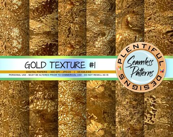 Gold Texture 1 Seamless Patterns