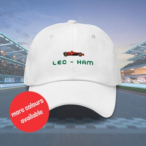 F1 Scuderia Ferrari HP Racing Pastel hat, formula one 2025 Car Cap for Him, Petrolhead fan, boyfriend, Dad, Charles Leclerc, Lewis Hamilton