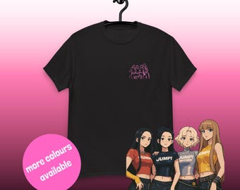 BlackPink World Tour Deadline Jisoo, Jennie, Rose, Lisa, Jump Latest Single Unisex classic tee, Blink Music Video Concert Merchandise Merch