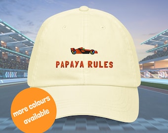 F1 McLaren Racing Pastel hat, formula one 2025 Car Cap for Him, Petrolhead fan, boyfriend, Dad, Lando Norris, Oscar Piastri, Papaya Rules