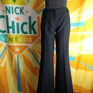 90s Star City Poly Flared "Club" Pants Low Rise