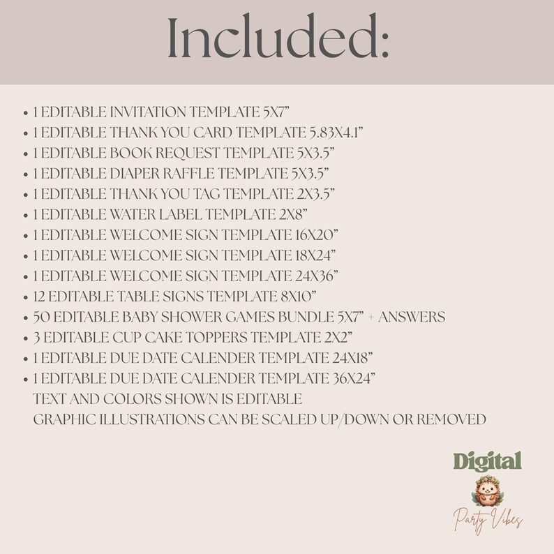 Editable Raffle List A Little Duckling is on the Way Baby Shower Bundle, Goose Baby Shower ...