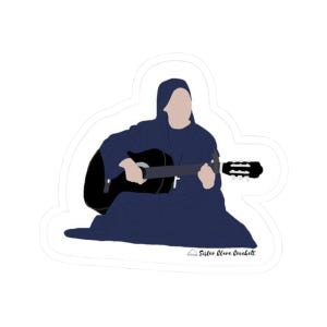 Sister Clare Crocket Sticker