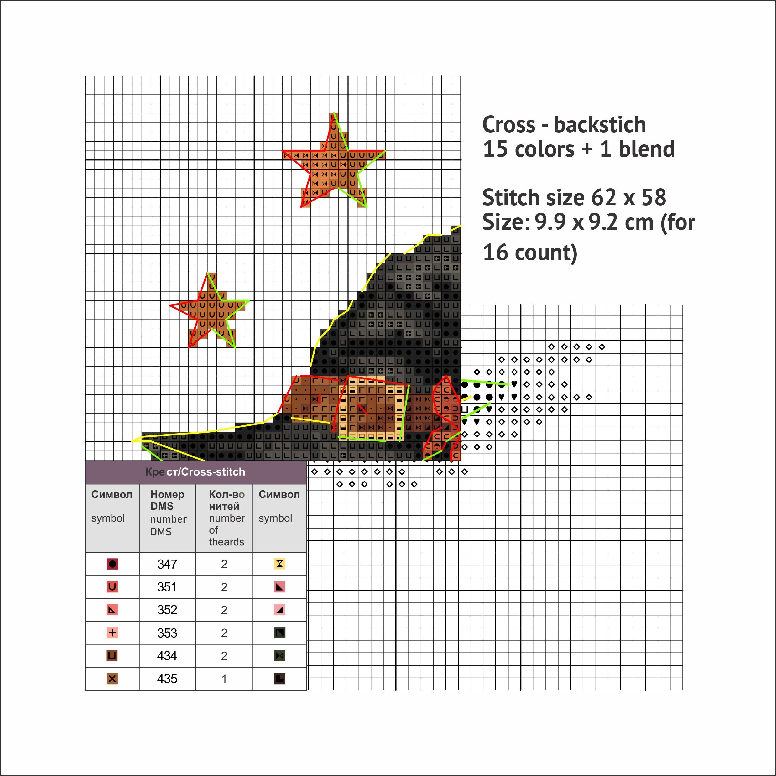 Witch Hat Cross Stitch Pattern PDF | Halloween Embroidery | Instant ...