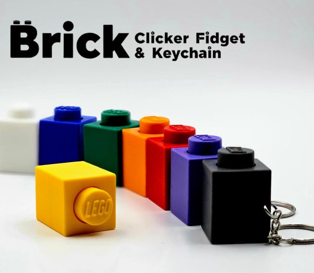 Mini Brick Lego Clicker Keychain – Simple & Satisfying - Etsy