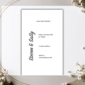 Electronic Wedding Reception Invitation Wedding Invite Template Digital Evening Invite Digital Wedding Reception Editable Invite E-Invite
