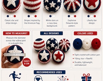 Handmade Patriotic Hacky Sack Set Festival Footbag Party Favor Juggling Toy Set of 2