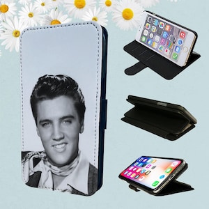 Elvis Presley Smiling - Wallet Phone Case For iPhone Models Folio Cover