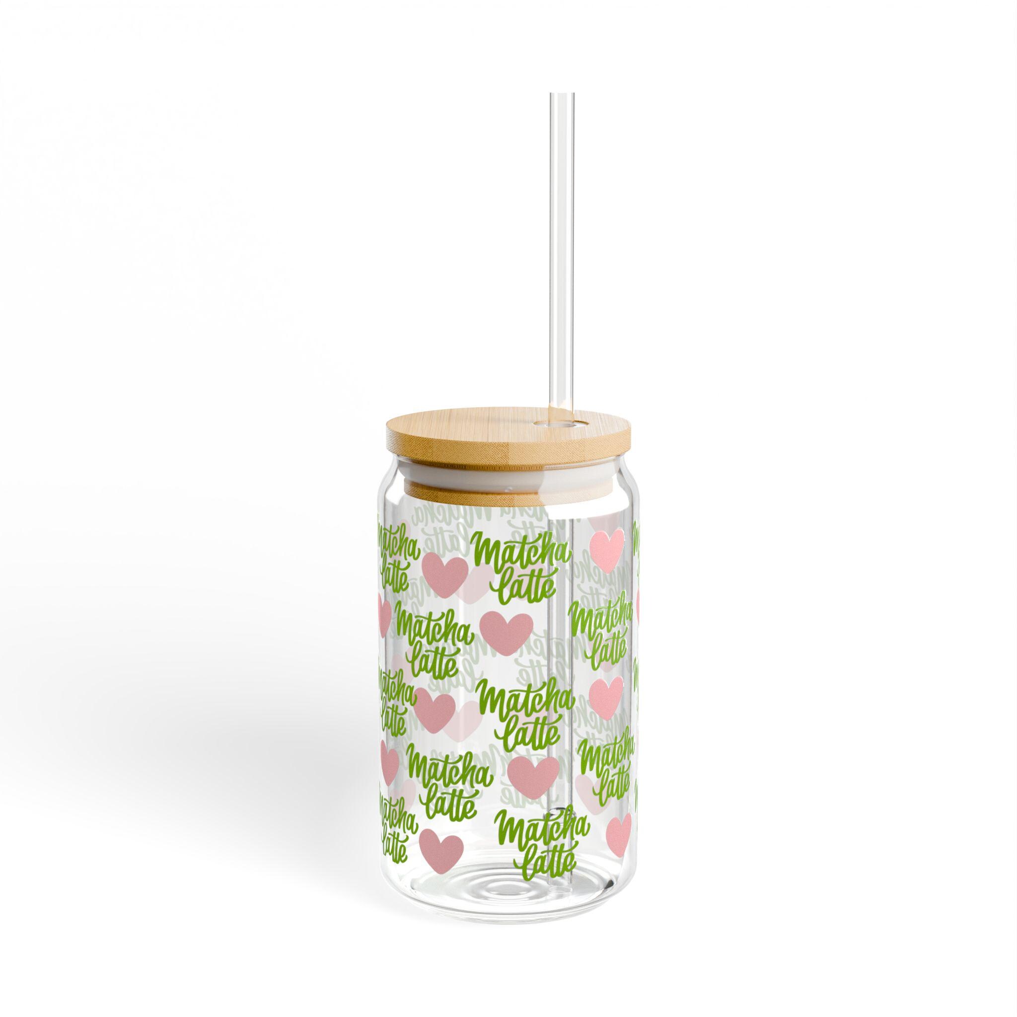 Bicchiere In Vetro Borosilicato Con Cannuccia E Coperchio: Il Compagno Perfetto Per Il Tuo Matcha - 3