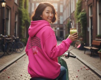 I'm Just A Girl Cherry、レッドステートメントパーカー、ユニセックス