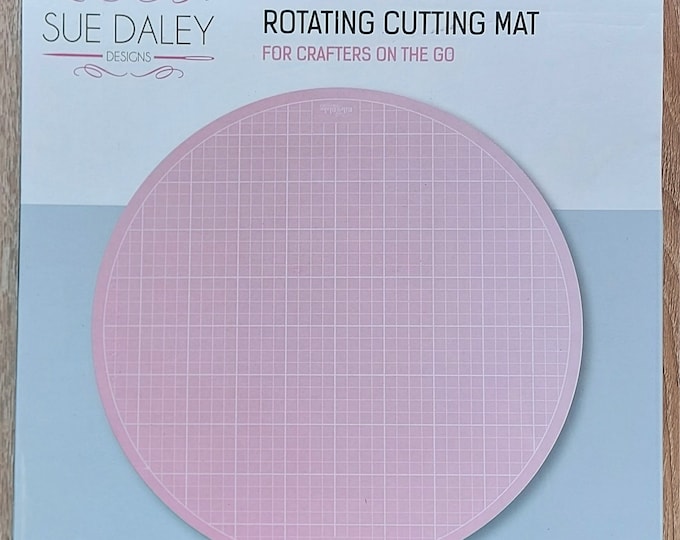 Rotating Cutting Mat 25cm 10 for Patchwork, Paper Piecing, Craft Sue