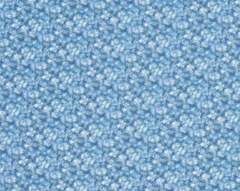 Tissu en coton Liberty Tana Lawn Fat Quarter Sufyan B bleu, 50 cm x 67 cm (20 x 26 po.)