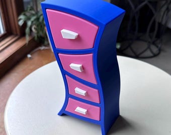 Quirky Jewelry Box and Dollhouse Dresser Young Girl Gift