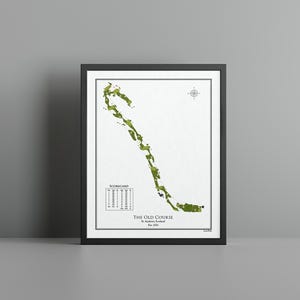 The Old Course St. Andrews / Il tuo club di golf preferito / Regalo di golf personalizzato / Regalo di golf personalizzato / Regalo per la festa del papà