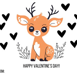 Tarjeta sencilla y linda para el día de San Valentín para niños