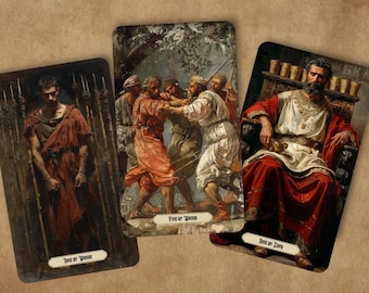 Human Figure Tarot Deck, Antique Tarot Cards with Guidebook, Mannerism Art Oracle Deck, Divination Tools, Fortune Telling Gifts, 78 Cards
