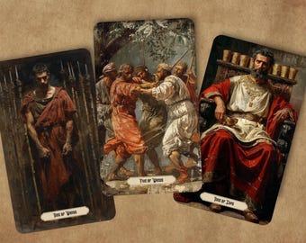 Mannerism Art Tarot Deck, Renaissance Art Tarot Cards with QR Guidebook, Elegant Human Figure Oracle, Premium Collector Box for Collectors