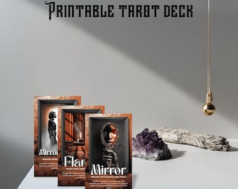 Shadow Work Oracle Deck: Printable Card Set for Inner Healing (PDF)