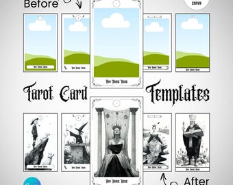 DIY Tarot Card Template – Printable, Editable Layout (Canva & PDF)