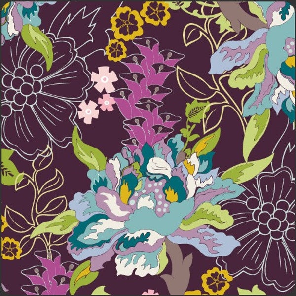 Art Gallery Fabrics - Paradise - Twilight Pond