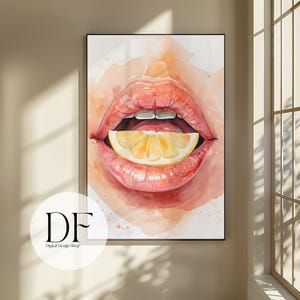 Limoncello als het leven je citroenen geeft la Dolce Vita-limoenen | Italiaans decor | Zomerfruitkunst | Amalfikust esthetische digitale download