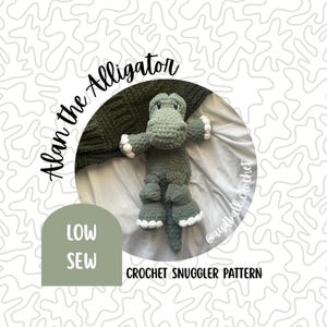 Patrón de amigurumi de ganchillo Alan el Caimán (PDF)