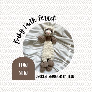 Patrón de amigurumi de hurón a crochet: Patrón PDF